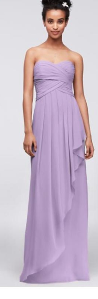 David's Bridal W10840 in Iris
